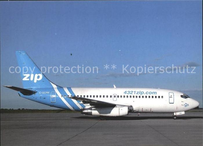 Flugzeuge Zivil ZIP Air  Boeing 737-217 Adv C-GCPM cn 21716/560