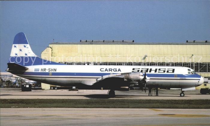 Flugzeuge Zivil Sahsa Carga L-188AF Electra HR-SHN c/n 1060