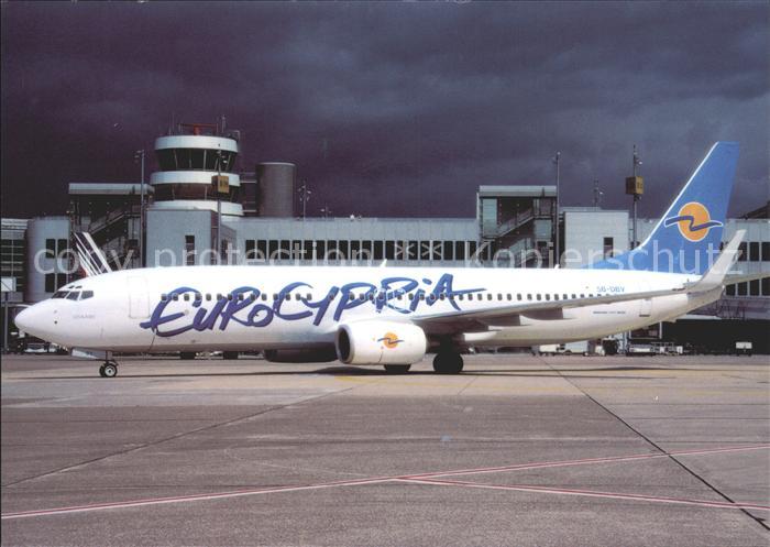 Flugzeuge Zivil Eurocypria Airlines B-737-8Q8 Winglets 5B-DBV c/n 30671