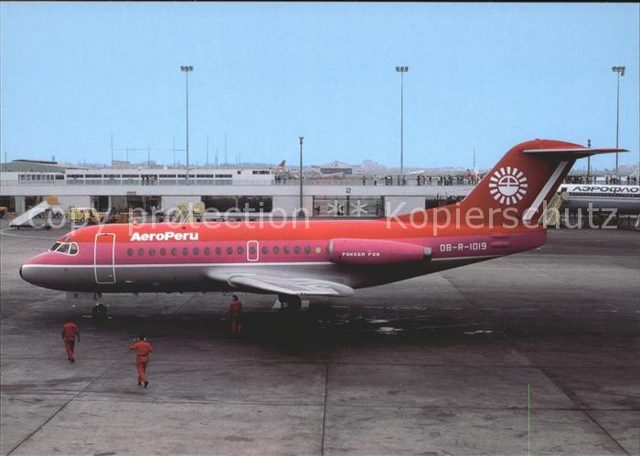 Flugzeuge Zivil Aero Peru Fokker F-28-1000 OB-R-1019 cn 11066