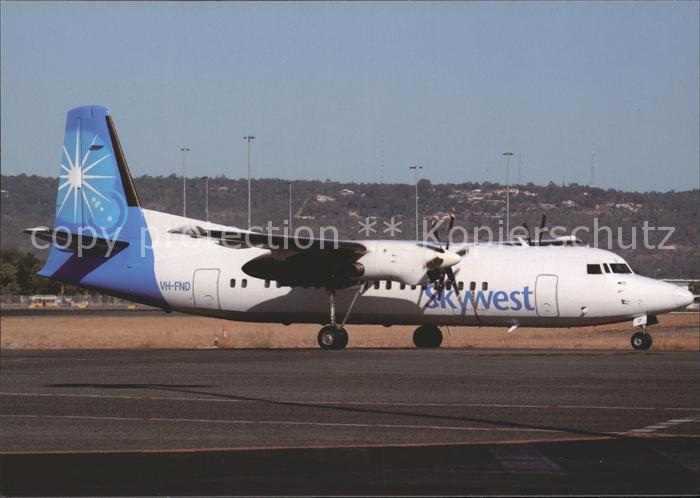 Flugzeuge Zivil Skywest Airlines Fokker 50 VH-FND c/n 20129