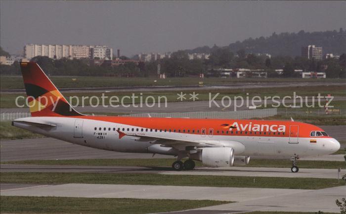 Flugzeuge Zivil Avianca A320-232 F-WWIH c/n 4281