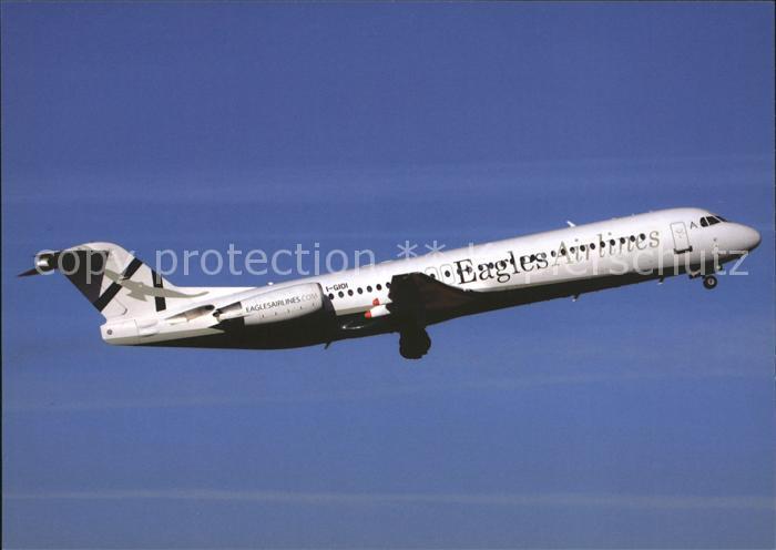 Flugzeuge Zivil Eagles Airlines Fokker 100 F-GIOI c/n 11307