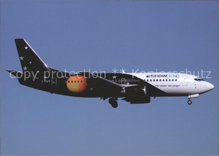 Flugzeuge Zivil Snowjet B-737-33A QC G-ZAPZ c/n 25401