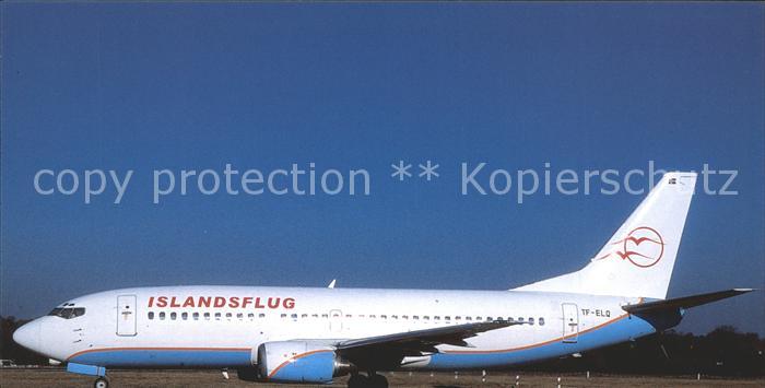 Flugzeuge Zivil Islandsflug B-737-3Q8 TF-ELQ c/n 23535