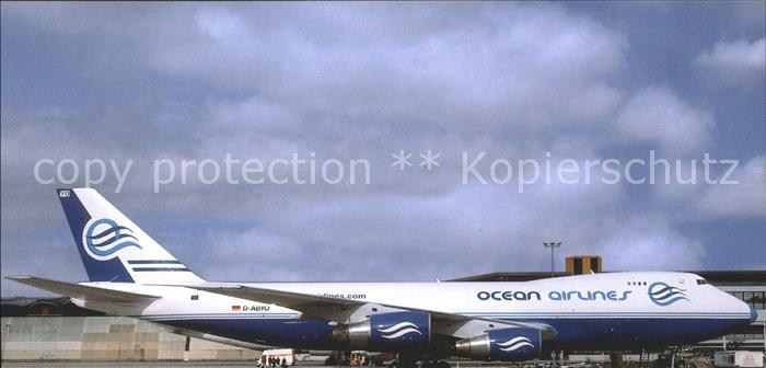 Flugzeuge Zivil Ocean Airlines B747-230F SCD D-ABYO cn 21592/347