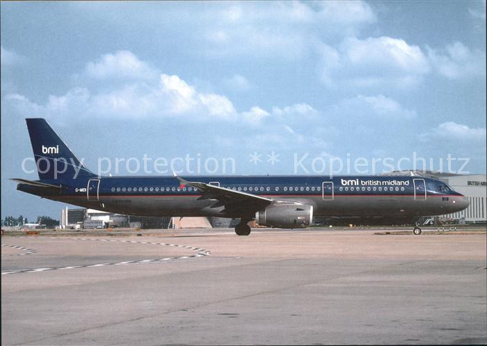 Flugzeuge Zivil BMI British Midland A321-231 G-MIDI cn 974