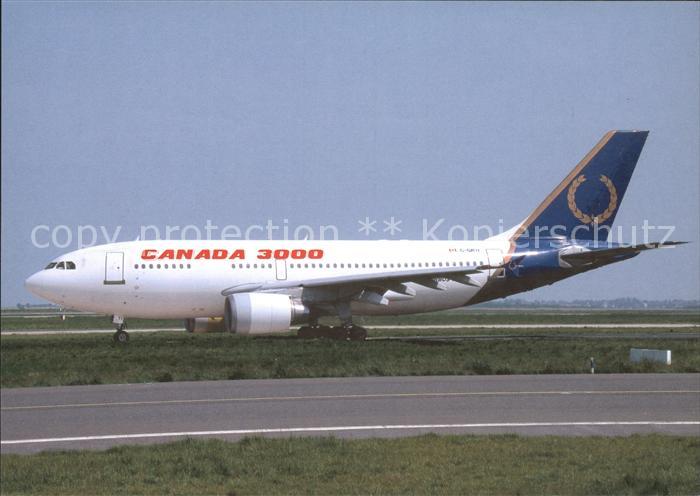 Flugzeuge Zivil Canada 3000 A310-304 F-GRYI cn 432