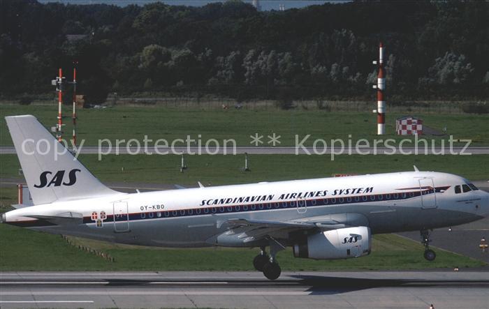 Flugzeuge Zivil SAS A319-131 OY-KBO cn 2850