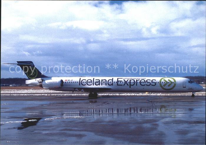 Flugzeuge Zivil Iceland Express Boeing MD-90-30 Hello HB-JIF