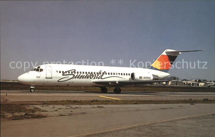 Flugzeuge Zivil Sunworld International Airways McDouglas DC-9-15 N2892Q c/n 4584