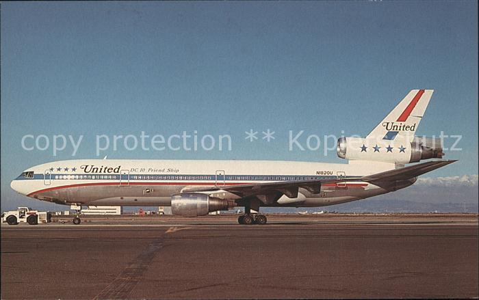 Flugzeuge Zivil United Airlines McDonnell Douglas DC-10-10 N1820U c/n 46619