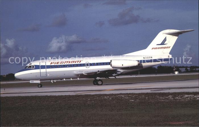Flugzeuge Zivil Piedmont Fokker 28-4000 N290N