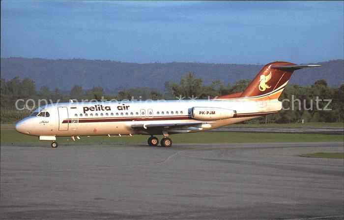 Flugzeuge Zivil Pelita Air Matak Fokker 28 Fellowship 4000 PK-PJM cn 11178