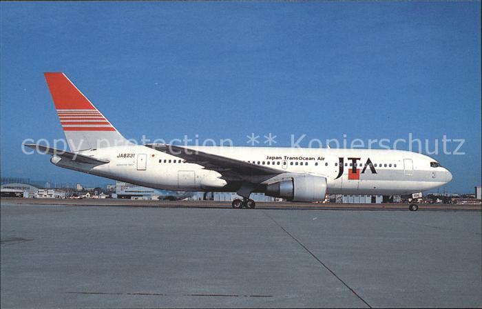 Flugzeuge Zivil Japan Transocean Air JTA Boeing 767-246 JA8231 cn 23212 fn 117