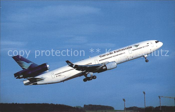 Flugzeuge Zivil Garuda Indonesia McDonnell Douglas MD-11 EI-CDJ cn 48500 fn 493