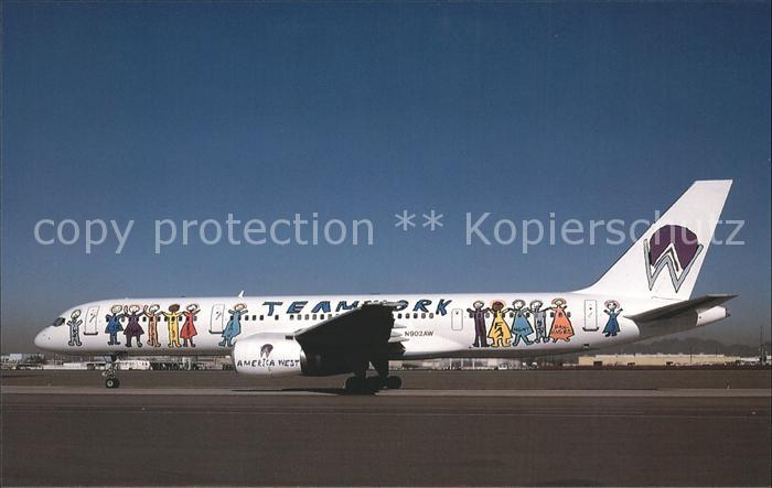 Flugzeuge Zivil Teamwork America West Boeing 757 N902AW c/n 23322