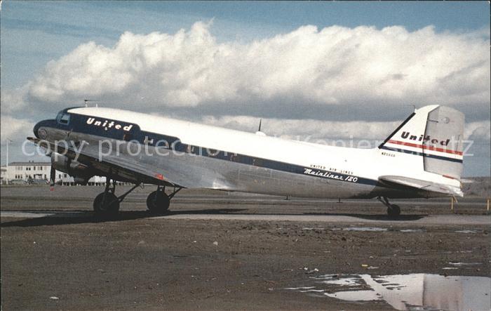 Flugzeuge Zivil United Air Lines Mainliner 130 Douglas DC-3 N25680 c/n 2177