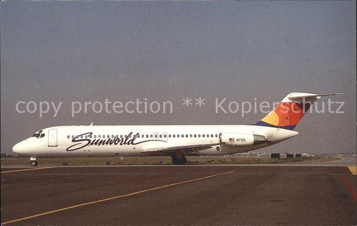 Flugzeuge Zivil Sunworld McDonnell Douglas DC-9-31 N731L s/n 47326