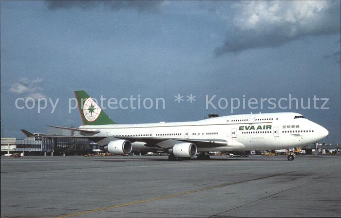 Flugzeuge Zivil Eva Air Boeing 747-400