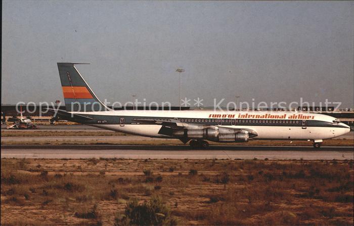Flugzeuge Zivil Sun d Or International Airlines Boeing B-707-358C 4X-ATY c/n 203