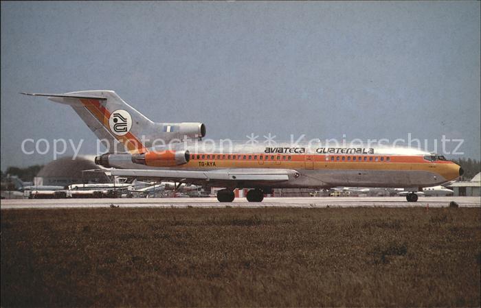Flugzeuge Zivil Aviatica Guatemala Boeing B727-123C TG-AYA c/n 19506