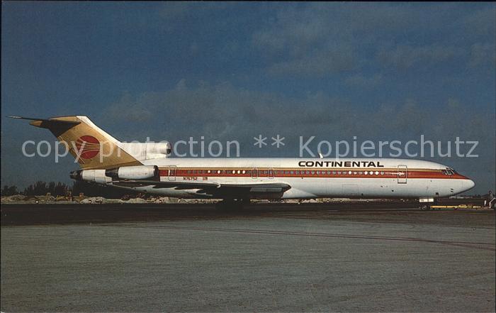 Flugzeuge Zivil Continental Boeing 727-227 N76752 s/n 21248