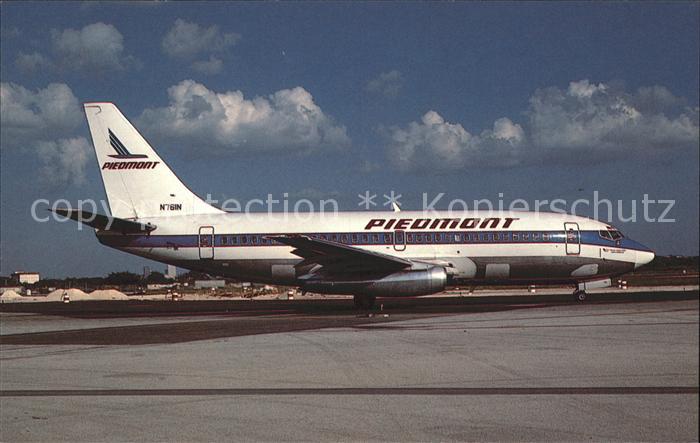Flugzeuge Zivil Piedmont Boeing 737-201 Advanced N761N s/n 21665