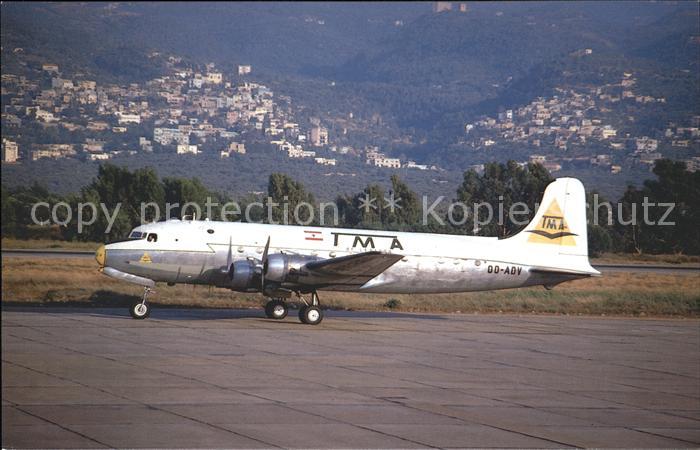 Flugzeuge Zivil TMA Trans Mediterranean Airways Douglas DC-4 C-54E-15-DO OD-ADV
