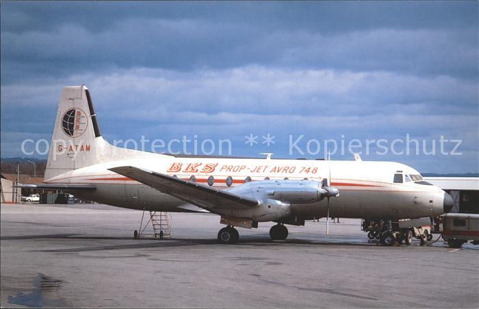 Flugzeuge Zivil BKS Transport Hawker Siddeley 748-214 G-ATAM c/n 1576