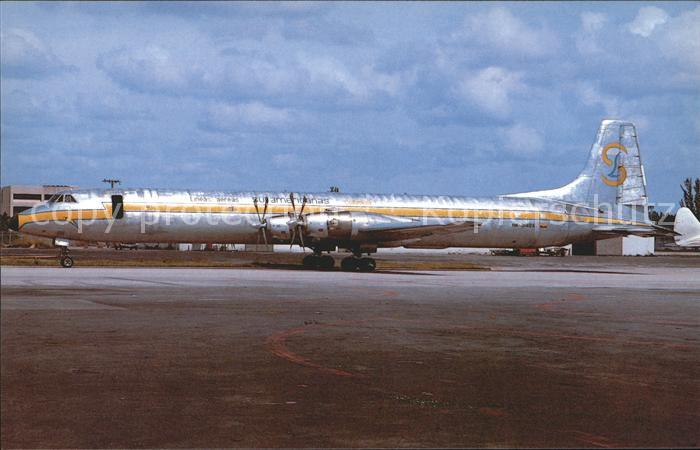 Flugzeuge Zivil Lineas Aereas Sudamericana Canadair CL--44D-4 HK-3148X c/n 39