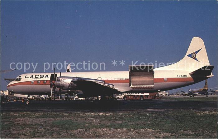 Flugzeuge Zivil Lacsa Lockheed L-188C Electra TI-LRM 2002