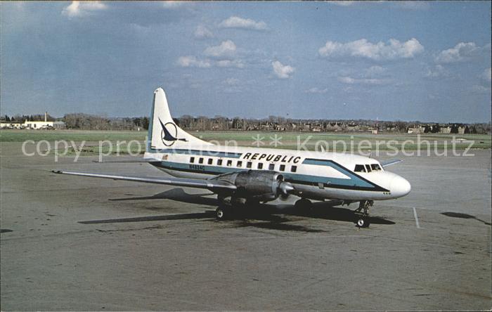 Flugzeuge Zivil Republic Airlines Convair 580 N4824C c/n 379