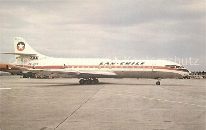 Flugzeuge Zivil Lan Chile Sud Caravelle 6R CC-CCP c/n 164