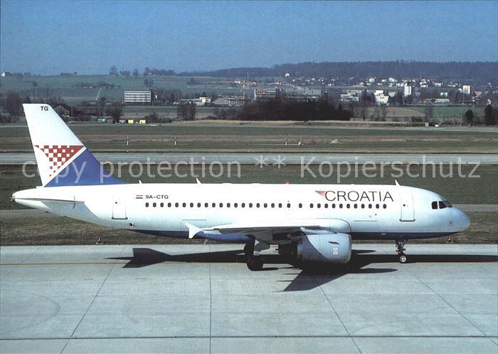 Flugzeuge Zivil Croatia A319-112 9A-CTG cn 767