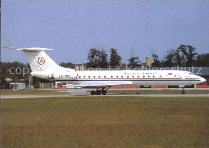 Flugzeuge Zivil Albanian Airlines Tupolev TU-134A-3 LZ-TUN c/n 4352307