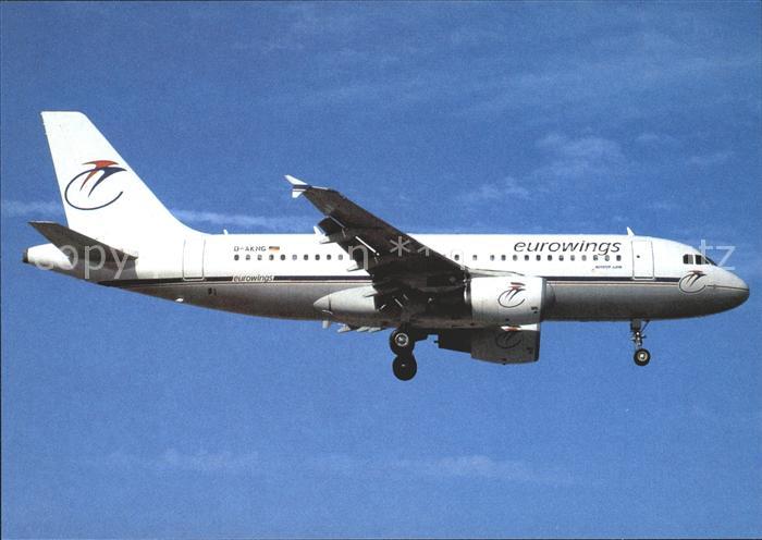 Flugzeuge Zivil Eurowings A-319-112 D-AKNG c/n 654