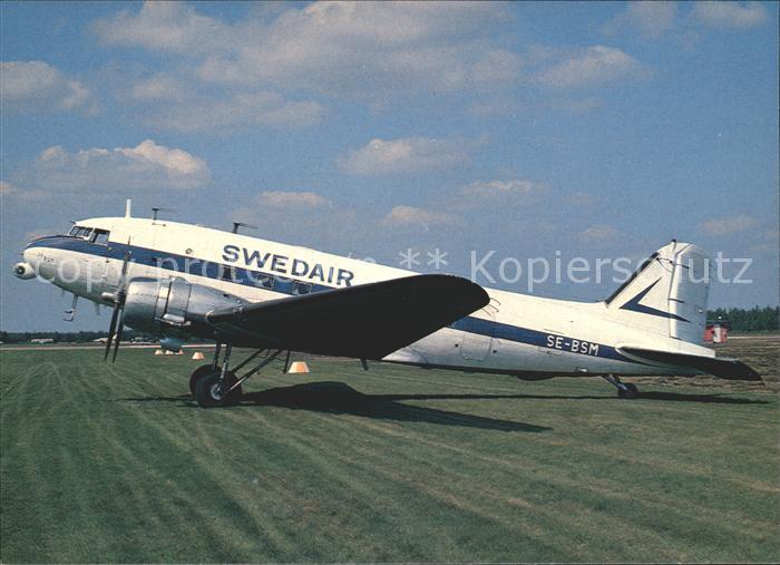 Flugzeuge Zivil Swedair DC-3 SE-BSM
