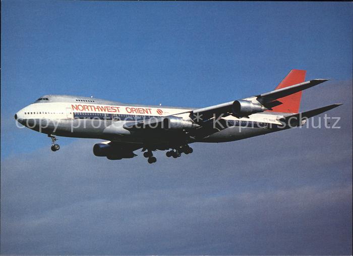 Flugzeuge Zivil Northwest Orient Boeing 747-151 N601 US