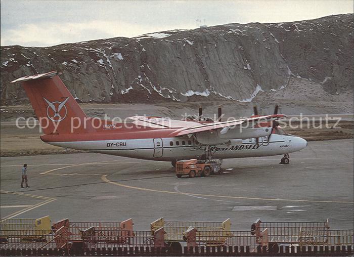 Flugzeuge Zivil Greenlandair Groenlandsfly A/S De Havilland Dash 7-103 OY-CBU