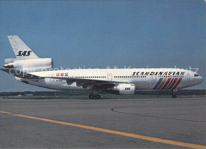 Flugzeuge Zivil SAS Scandinavian DC-10-30 OY-KDA