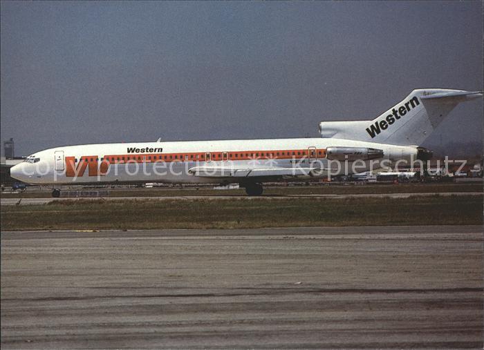 Flugzeuge Zivil Western Airlines Boeing 727