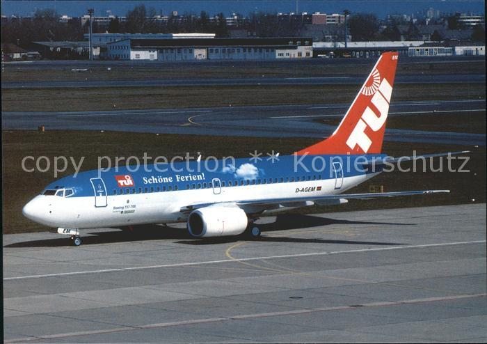 Flugzeuge Zivil TUI B-737-700 D-AGEM c/n 28099