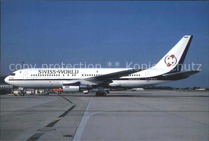 Flugzeuge Zivil Swiss World Airways B767-219ER HB-IIX cn 23326-124