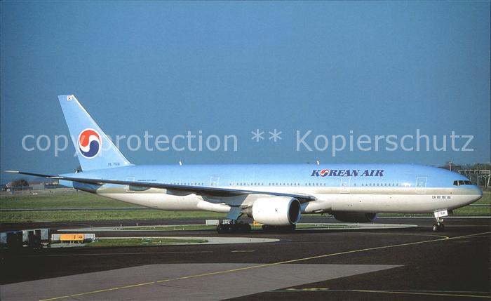 Flugzeuge Zivil Korean Air B777-3B5 A6-EMD c/n 272HL-7531