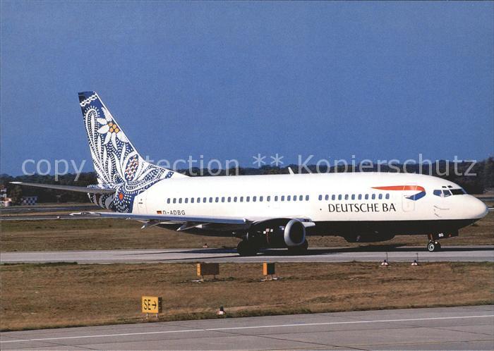 Flugzeuge Zivil Deutsche BA B737-3L9 D-ADBG c/n 25125/2059