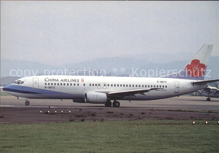 Flugzeuge Zivil China Airlines Boeing 737-43Q B-18672 c/n 28490/2830