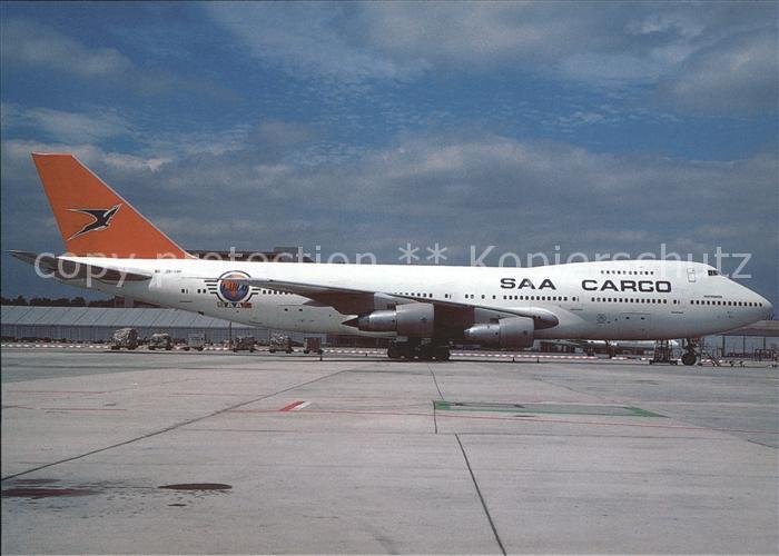 Flugzeuge Zivil SAA Cargo South African Boeing B747-244