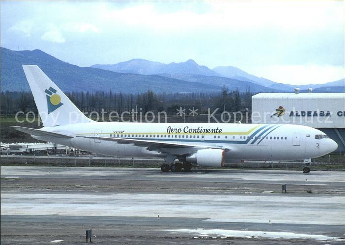 Flugzeuge Zivil Aero Continente B-767-219ER CC-CJP c/n 24150