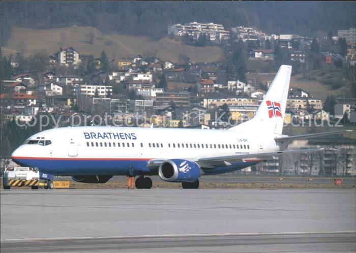 Flugzeuge Zivil Braathens B-737-405 LN-BRI c/n 24644